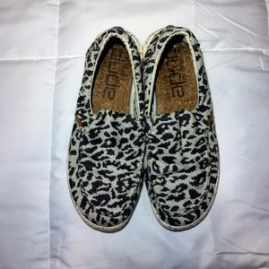 Women’s Cheetah Hey Dude Slip On Shoes